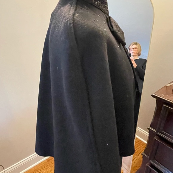 Prabal Gurung , Neieman Marcus and Target collaboration black wool capelet - Picture 4 of 4